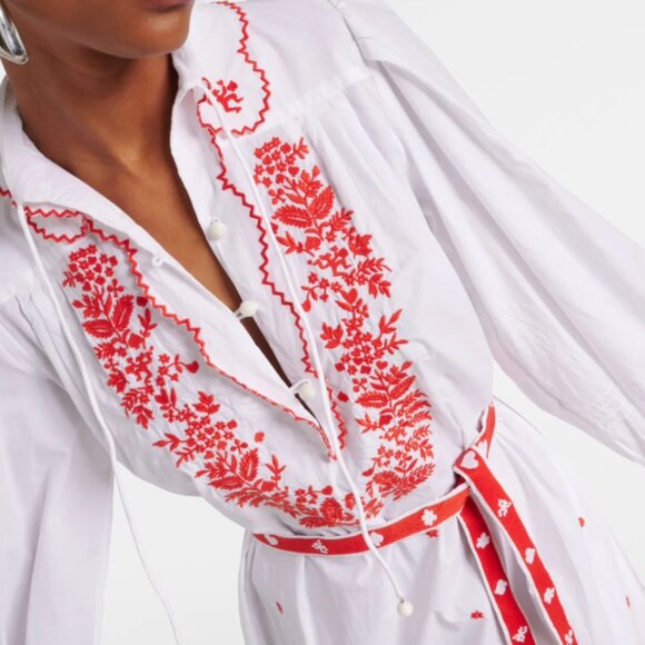 Alemais	HEARTS EMBROIDERED MINI DRESS - Picture 8 of 11